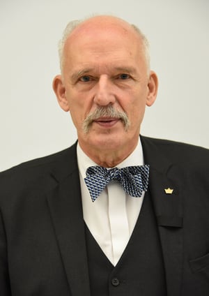 This is the Avatar Image for the Janusz Korwin Mikke AI Voice and Text to Speech Generator